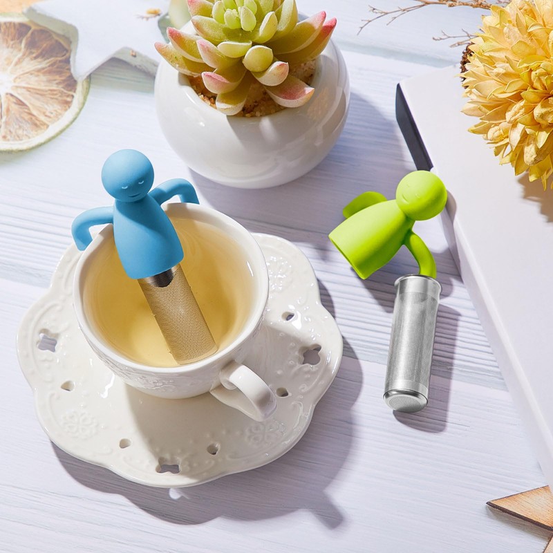 Hicarer 4 Pieces Tea Infuser for Loose Tea Cute Fine