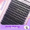 DAODER Mega Volume Fluffy Cluster Eyelash Extensions 120D Thick Lash