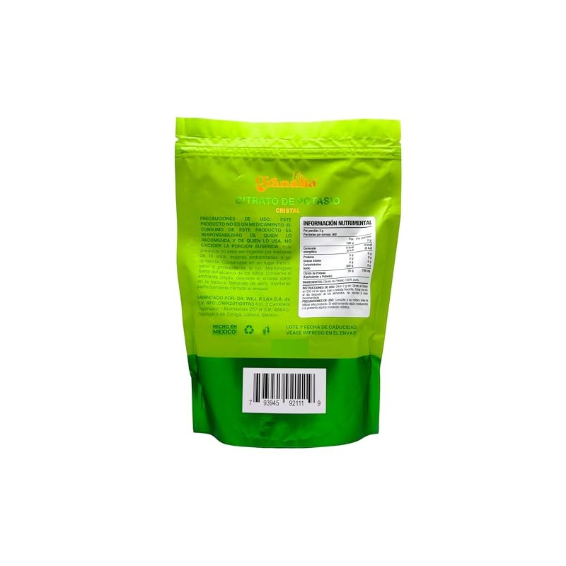Life Citrato de Magnesio Puro 1 kg + Citrato de