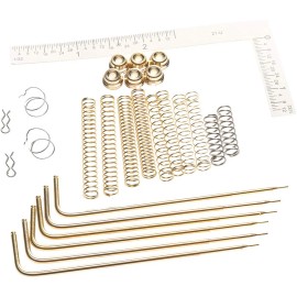 fagu7386 For Edelbrock 1406 600 CFM Carburetor Tuning & Calibration Kit Jets Rods Spring