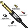 MillSO 6.35mm 3.5mm Converter Cable, 2.4m Male to Male Audio