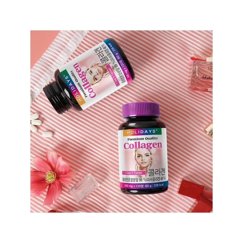 Holeydaezes 홀리데이즈 콜라겐 120정 4병 (16개월분) Holidayzes Collagen 120 Tablets