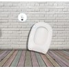 HYDRO HOME Paracolpi wc, tondi in plastica, 4 pezzi, altezza