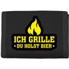 Spaß Kostet Purse with Patch "Ich Grille du Holst Bier"