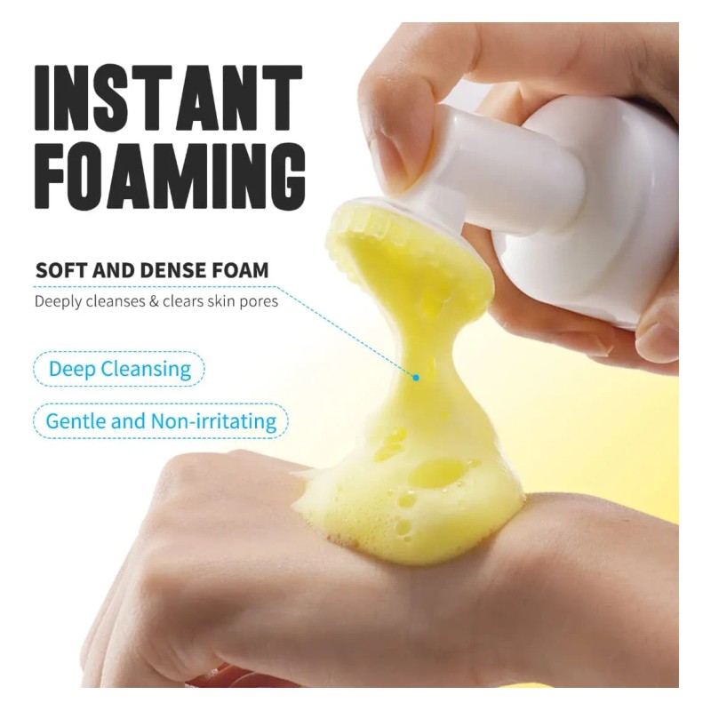 Espuma Facial Ácido Kójico Cúrcuma Control Grasa Iluminador