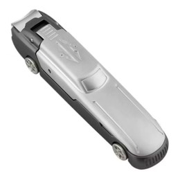 Nail Clippers for Men with Catcher No Splash, Cool Car Model Large Heavy Duty, Gift for Men Dad Husband Boyfriend, Unique Nail Cutter (Black Silver)