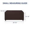 PureFit Super Stretch Soft Form Fit Ottoman Cover Rectangle -