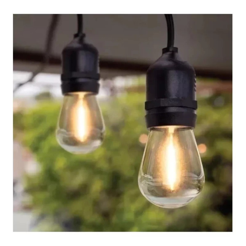 Extension Feit Extensión Luces Led Focos Vintage 24 Enchufes Serie