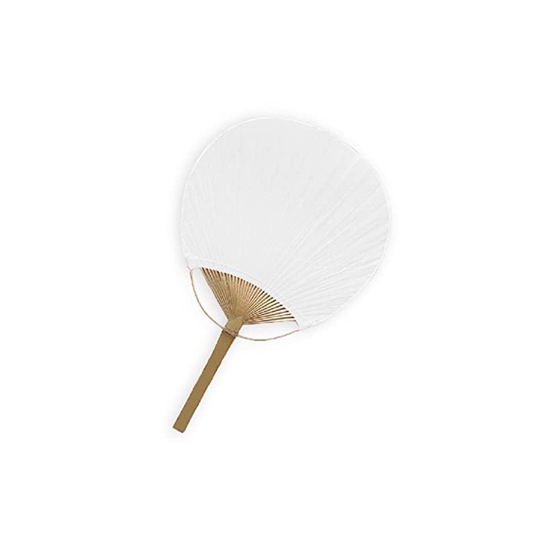 Weddingstar Paddle Fan - White