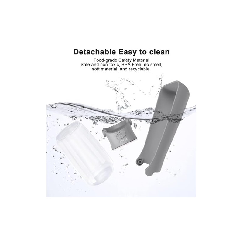 Botella de agua con canal de agua para animales, Bebedero