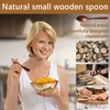 Hefild 7 PCS Wooden Spoons, 5.78 Inch Teaspoons for Honey,