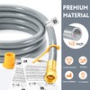GasSaf 8 FT Natural Gas Grill Hose with Quick Connect