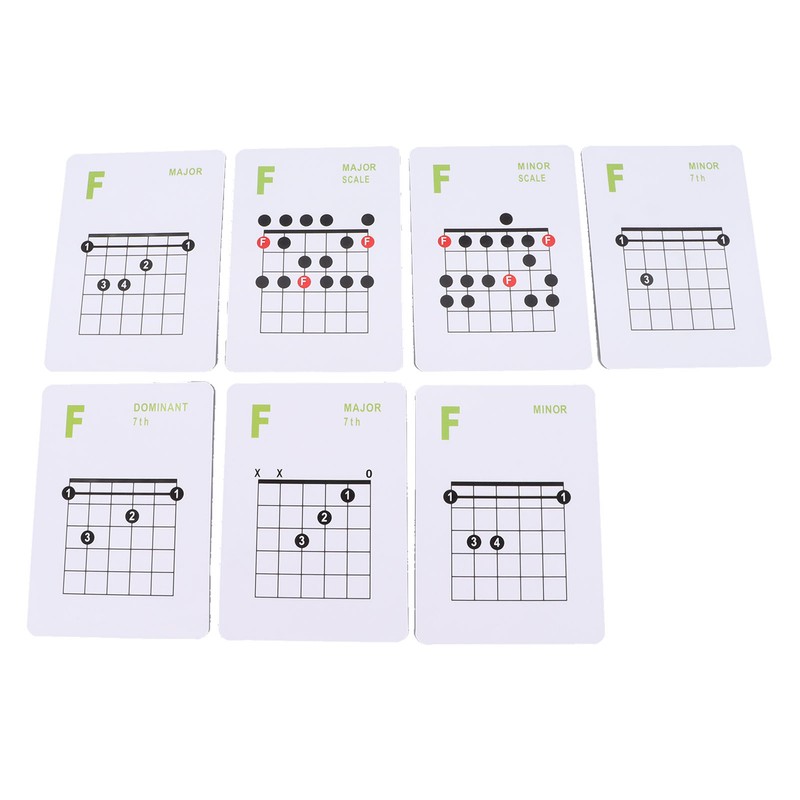 Guitar Chords Card 49 Sheets 6 String Acoustic Electric Guitar