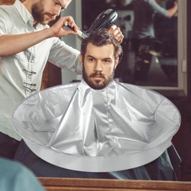 Hair Catcher for Haircuts - Haircut Cape Umbrella Waterproof Hair Cloak,Comfortable Hairdressing Gown Barber Cape for Home Hair Salon