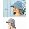 Loo&c Women's Hat, Large Size, Wide Brim, Eleanor Casket, Neck