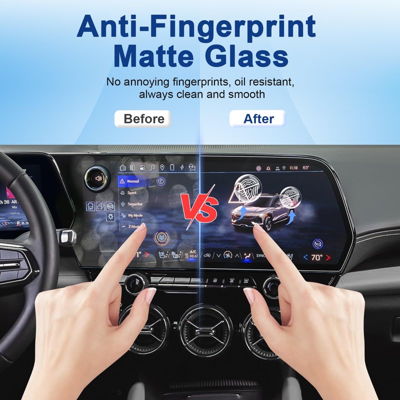 Coleya Anti-Glare Matte Screen Protector for 2024 2025 Chevy Blazer