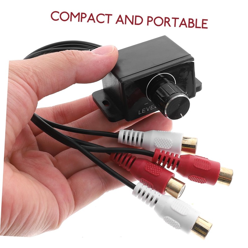 CHILDWEET Car Amplifier Bass Knob Control RCA Car RCA Remote