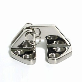 Ship RV Accessories Yacht Hardware Marine Hatch Hinge Heavy Duty Long Reach 316 Marine Grade Stainless Steel Hinge with Removable Pin 2.75" x 2.6" (2PC)