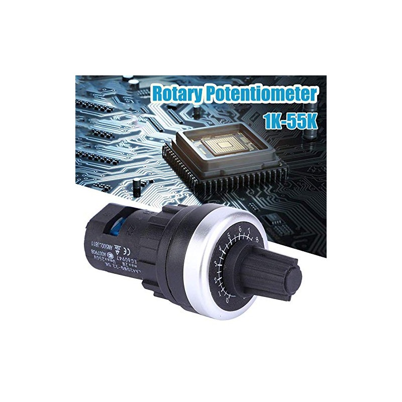 5 x Plate Mounted Potentiometer VSD/VFD Rotary Potentiometer 5K