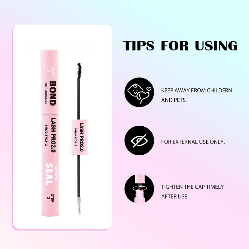 SY-SHUYING Black Lash Bond and Seal Mascara for Long Lasting