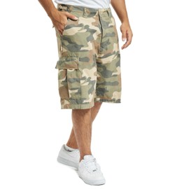 Brandit BDU Ripstop Shorts Various Colours Sizes S to 7XL (Brandit Bdu Ripstop Short) - Light Woodland, size: 6XL