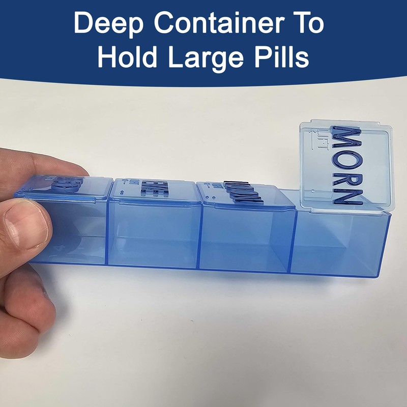 Apex 7 Day 4-Times-Per-Day Medi Tray Pill Organizer (Large)