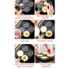 4‑Hole Egg Frying Pot Pancake Pan with Wood Handle for