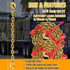 SENKEYFE Transport Binder Chain G80-3/8 Inch×10 Foot Trailer Tow Chain