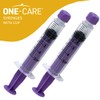 ONE-CARE Syringes 5ml ENFit with Mounted Cap, Sterile, Low Dead