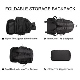 seyfocnia Gym Backpack for Men,Waterproof Travel Backpack With Shoe Compartment Lightweight Sports Gym Bag Casual Daypack-Black