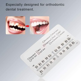 Dental Orthodontics Brackets Braces, 10 Packs Metal Dental Teeth Orthodontics Brackets Braces(Without hook)