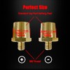 Ampper M8 Thread Male Brass Battery Terminal Charging Posts, M8
