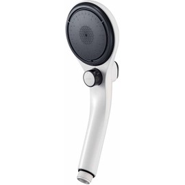 SANEI(サンエイ) アジャストシャワーヘッド 手元ボタンで勢い調節と一時止水 節水効果 ブラック PS3032-80XA-D