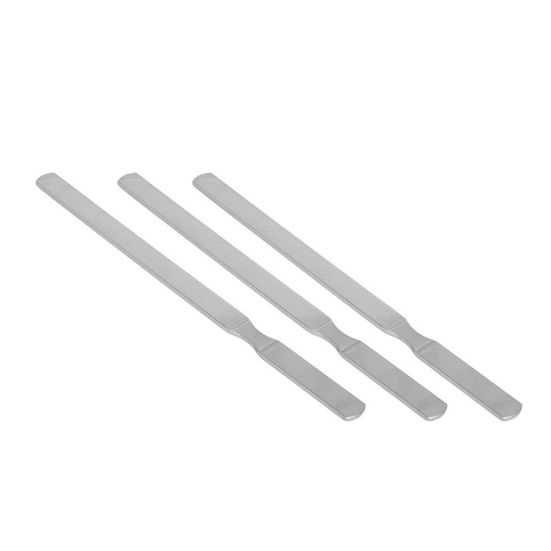 10pcs Stainless Steel Nail File 4 Sides Nail File Fine