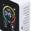 CO2 Detector Portable Battery Operated Temperature Humidity Meter Air Quality