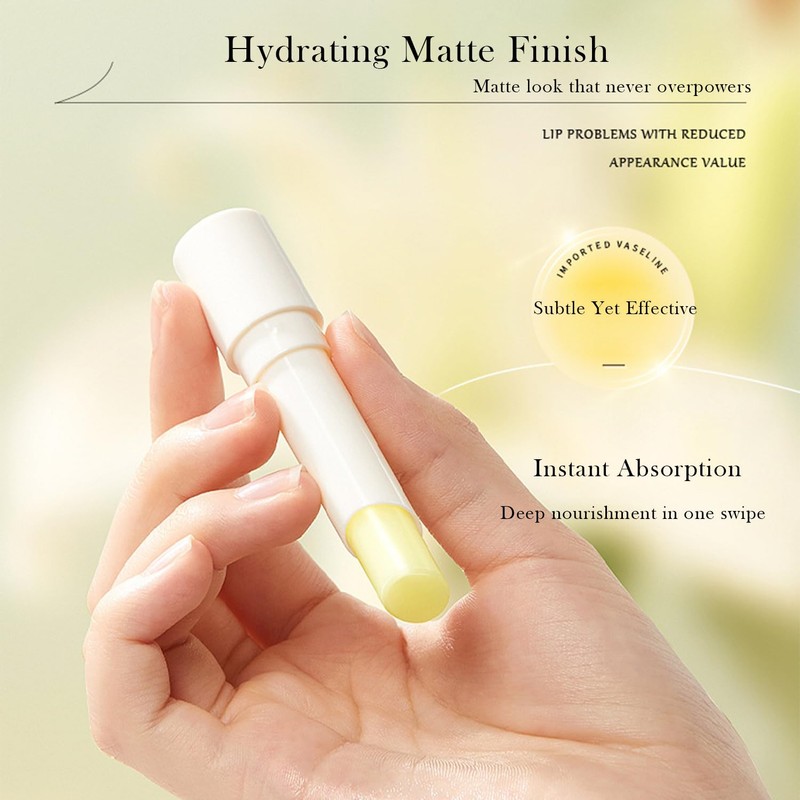 2 Pcs Colorless Lip Primer - Unscented & Non-Sticky, Ultra-Moisturizing