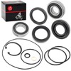 Rear Axle brake drum Wheel seal bearing O RING kit