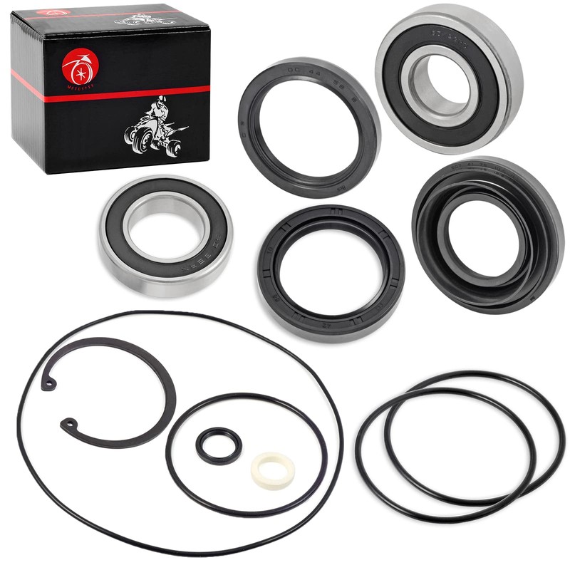 Rear Axle brake drum Wheel seal bearing O RING kit