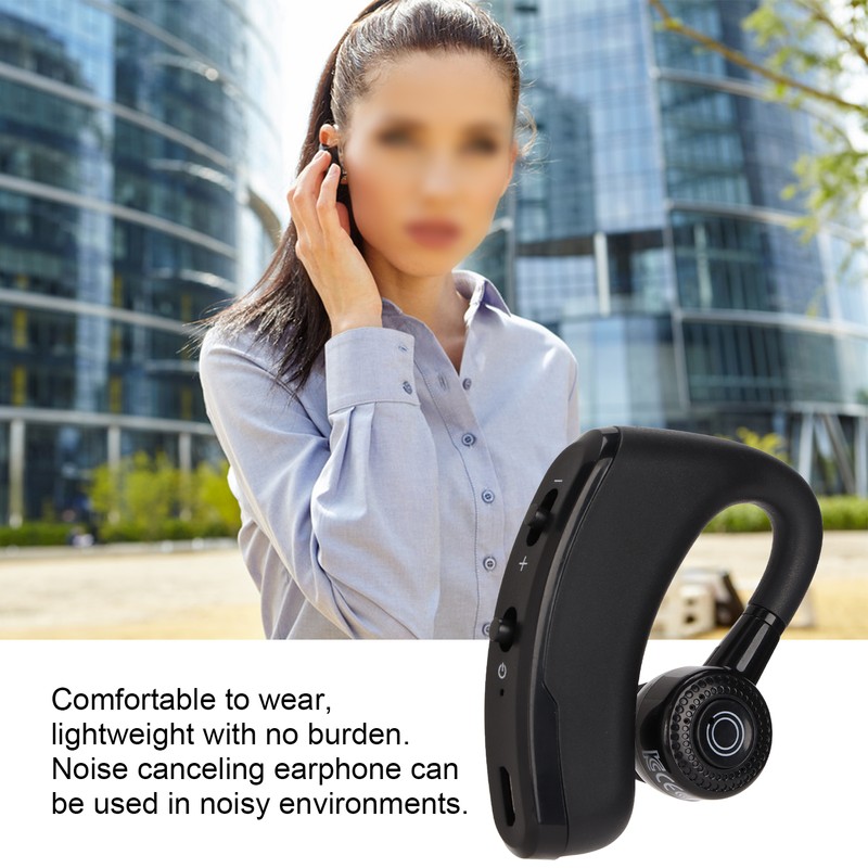 V9 Single Ear Bluetooth Earphone Wireless Ear Hook Earphone Sports