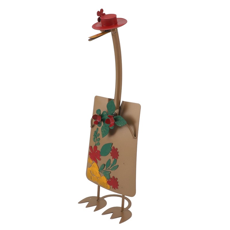 Couple Duck Shovels Ornaments Iron Art Exquisite Hand Painted Fun