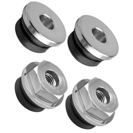4 Pcs Rack and Pinion Mounting Bushing Compatible with Ford Explorer 2011-2015 Flex Taurus 2010-2012 Lincoln MKS MKT 2010-2012, Rack and Pinion Bushing Kit Replace AA5Z-3C716-A AA5Z-3C716-B
