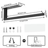 Kitchen Roll Holder Under Cabinet, Stainless Steel Paper Towel Holder