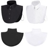 SATINIOR 4 Pcs Detachable Dickey Fake Collar Half Shirt False
