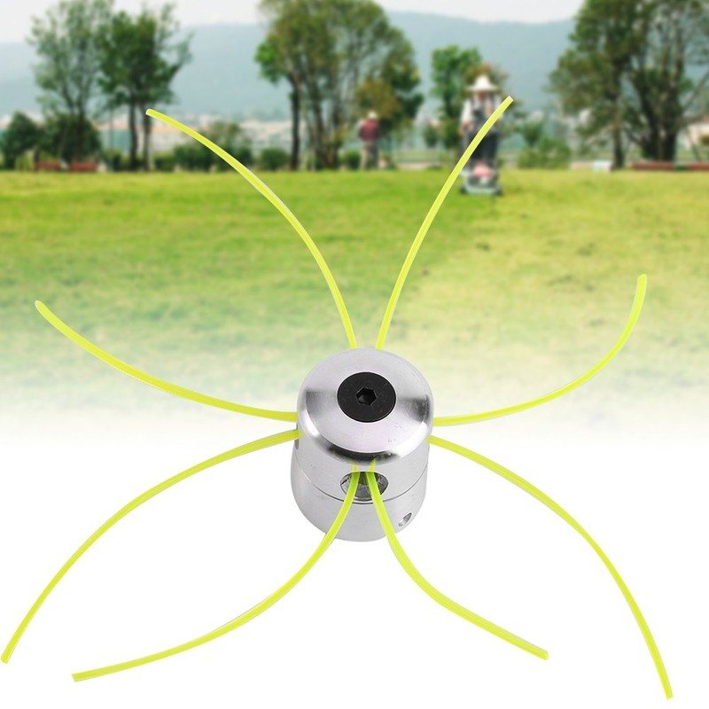 Fdit Aluminium Grass Trimmer Head, Trimmer Head Spool Set with