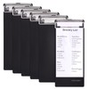 komstuon Mini Clipboard, Pack of 6, 10.2 x 23 cm,