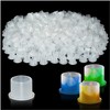 Yuronam 300PCS Medium Tatoo Ink Caps with Base Plastic Pigment