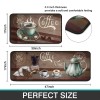 Ghroiep 2 Piece Coffee Kitchen Decor Rugs Set Farmhouse Country