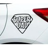 Super Dad Cool Father Superhero Kid Love Vinyl Sticker Decal