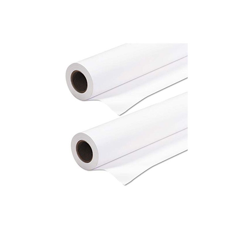 2 Pack 36-inch x 500-foot Untaped Engineering Copier Plotter Paper,