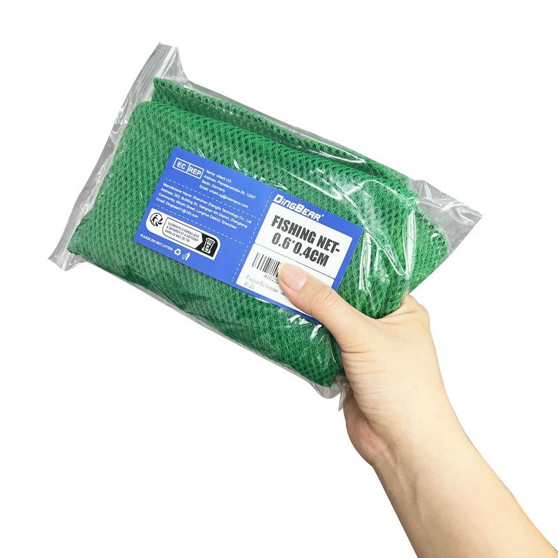 Dingbear Fishnet Bag - Nylon Fishing Net Fishing Collection Bag